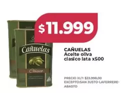 cañuelas - Aceite oliva