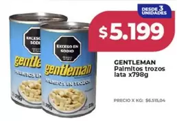 Gentleman - Palmitos trozos
