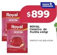 Royal - Gelatina de frutilla