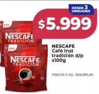 Nescafé - Café Inst tradición d/p