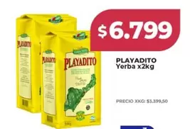 Playadito - Yerba x2kg
