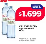 Villavicencio - Agua mineral