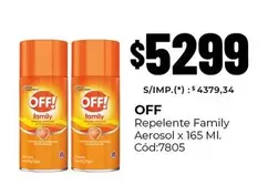 Off - Repelente Family