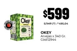 Okey - Arvejas x 340 Gr.