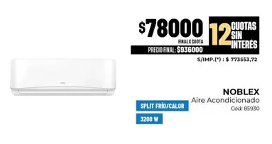 Noblex - Aire Acondicionado
