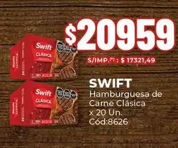 Swift - Hamburguesa de Carne Clásica
