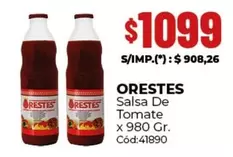 X$ - Salsa De Tomate