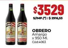 Amargo - OBRERO