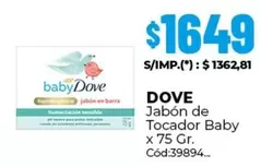 Dove - Jabón de Tocador Baby