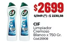 Cif - Limpiador Cremoso