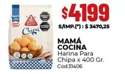 Mas - Harina Para Chipa x 400 Gr. Cód:31406