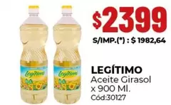 Legítimo - Aceite Girasol