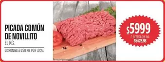 PICADA COMÚN DE NOVILLITO