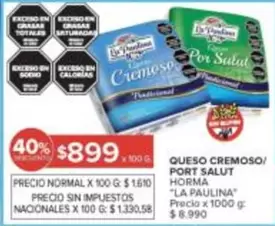 La paulina - QUESO CREMOSO/ PORT SALUT