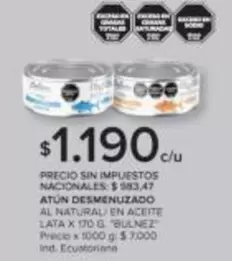 X$ - ATUN DESMENUZADO