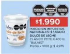 X$ - DULCE DE LECHE