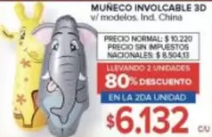 3D - MUÑECO INVOLCABLE