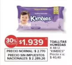 Kimbies - TOALLITAS HUMEDAS