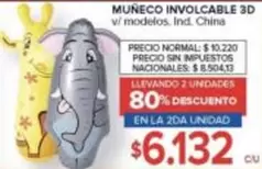 3D - MUÑECO INVOLCABLE