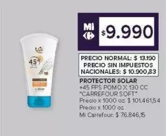 X$ - PROTECTOR SOLAR