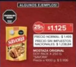 Savora - MOSTAZA ORIGINAL