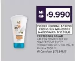 X$ - PROTECTOR SOLAR