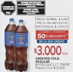 Pepsi - GASEOSA COLA REGULAR