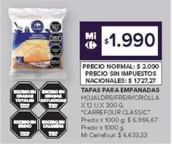 X$ - TAPAS PARA EMPANADAS