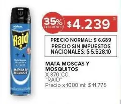 Raid - MATA MOSCAS Y MOSQUITOS