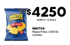 Nikitos - Papas Fritas x 500 Gr.