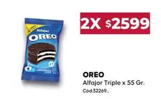 Oreo - Alfajor Triple x 55 Gr.