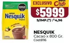 X$ - NESQUIK
