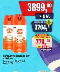 Off - REPELENTE AEROSOL