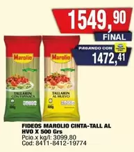 Marolio - CINTA-TALL AL HVO X 500 Grs