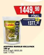 Marolio - ACEITUNA VDE.D.PACK