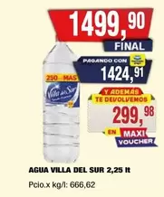 Villa del Sur - AGUA VILLA DEL SUR