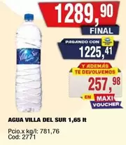 Villa del Sur - AGUA VILLA DEL SUR