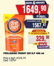 Trenet - PRELAVADO OXI D.P 400 ml