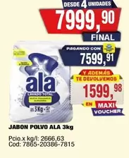 Ala - JABON POLVO ALA