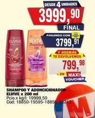 Elvive - SHAMPOO Y ADONCICIONADOR
