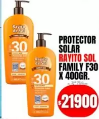 Sol - PROTECTOR SOLAR RAYITO SOL FAMILY F30
