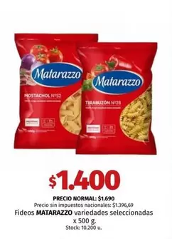 Matarazzo - Fideos variedades seleccionadas