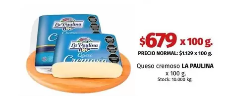 La paulina - Queso cremoso