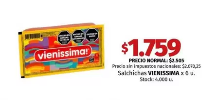 Vienissima - Salchichas