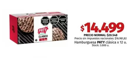 Paty - clásica x 12 น