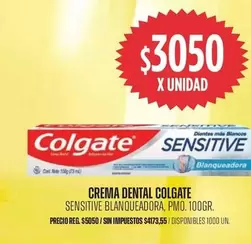 Colgate - CREMA DENTAL SENSITIVE BLANQUEADORA, PMO