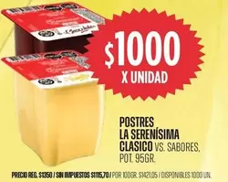 La Serenísima - CLASICO VS. SABORES