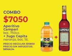 Campari - Aperitivo + Jugo