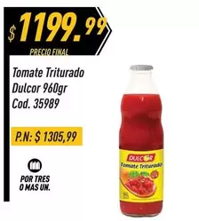 Dulcor - Tomate Triturado