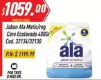 Ala - Matic/reg Core Ecolavado Cod. 32134/32130